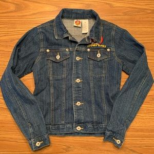 Vintage | 90s Looney Tunes Denim Jacket, Size M